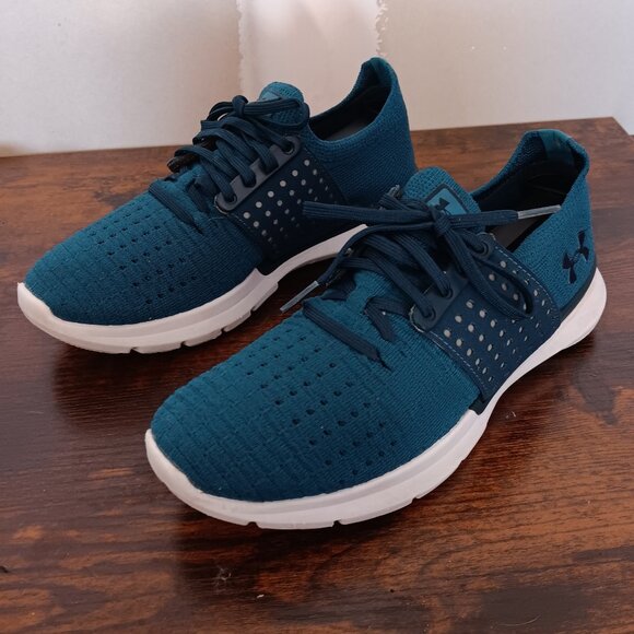 Under Armour Threadborne Slingwrap Bayou Blue Women’s Running Shoes Size 7 (1295 - Picture 1 of 9